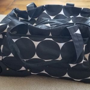 Rolling weekender bag